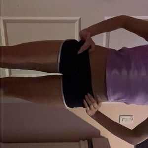 Forever 21 Black and Purple Top